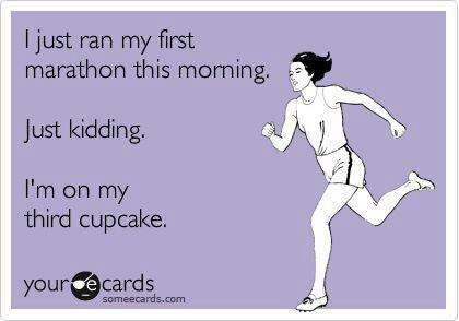i ran a marathon this morning