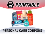Personal Care Items Coupons for Grocery